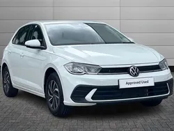 White New 2024 VW Polo Life Hatchback | £18,990 (Good price)