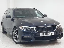 Black Used 2020 BMW 520 M Sport Estate | £20,498 (Fair price)