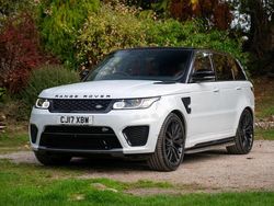 White Used 2017 Land Rover Range Rover Sport SVR SUV | £29,995 (Fair price)