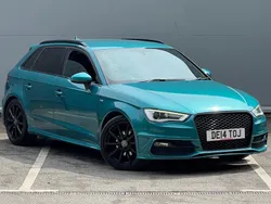 Blue Used 2014 Audi A3 Sportback S-Line Hatchback | £10,795 (A bit pricey)