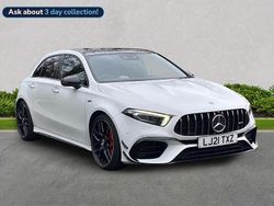 White Used 2021 Mercedes A45 AMG Hatchback | £36,999 (Fair price)