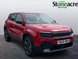 Red New 2025 Jeep Avenger Summit SUV | £24,995 (Fair price)