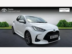 White Used 2023 Toyota Yaris Hybrid Hatchback | £19,400 (Fair price)