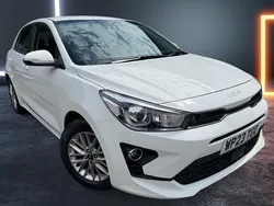 White Used 2023 Kia Rio 2 Hatchback | £14,490 (Fair price)