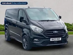 Black Used 2021 Ford Transit Custom Sport Van | £21,450 (Fair price)