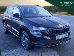 Black Used 2024 Skoda Karoq SportLine SUV | £29,980 (Fair price)