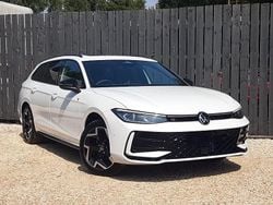 White New 2025 VW Passat R-line Estate | £40,395 (Expensive)