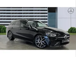 Black Used 2024 Mercedes C200 AMG Line Premium Plus Estate | £35,420 (Expensive)