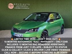 Green Used 2017 Skoda Fabia Colour Edition Hatchback | £6,490 (Fair price)