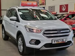 White Used 2017 Ford Kuga Zetec SUV | £8,495 (Fair price)