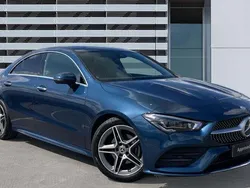 Blue Used 2022 Mercedes CLA180 AMG Line Premium Plus Sedan | £27,260 (Fair price)