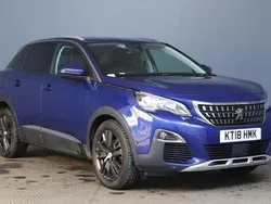 Blue Used 2018 Peugeot 3008 Allure Hatchback | £10,490 (Good price)
