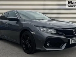 Grey Used 2018 Honda Civic SR Hatchback | £9,750 (Fair price)