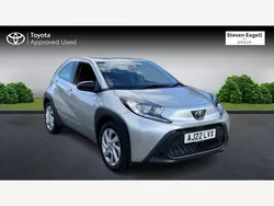Silver Used 2022 Toyota Aygo PURE Hatchback | £11,707 (Fair price)