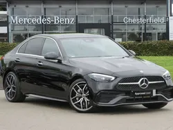 Black Used 2024 Mercedes C300e AMG Line Premium Plus Sedan | £41,000 (Expensive)