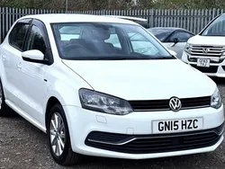 White Used 2015 VW Polo SE Hatchback | £9,495 (Fair price)