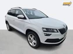 White Used 2021 Skoda Karoq SE SUV | £15,295 (Fair price)