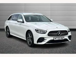 White Used 2022 Mercedes E300 AMG line Estate | £31,995 (Super price)