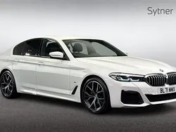 White Used 2022 BMW 520 M Sport | £24,500 (Fair price)