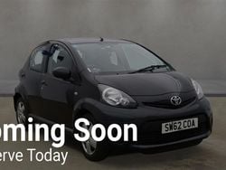 Black Used 2012 Toyota Aygo Hatchback | £4,995 (Fair price)