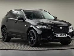 Exterior paint santorini black Used 2019 Jaguar F-Pace Chequered Flag SUV | £20,200 (Fair price)