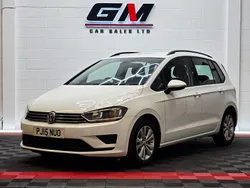 White Used 2015 VW Golf Sportsvan SE MPV | £8,895 (Fair price)