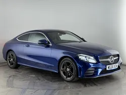 Blue Used 2020 Mercedes C200 AMG line Coupe | £21,450 (Fair price)