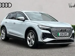 White Used 2023 Audi Q4 e-tron S-Line SUV | £28,870 (Super price)