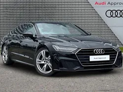 Black Used 2020 Audi A7 S-Line Hatchback | £28,494 (Fair price)