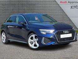 Blue Used 2022 Audi A3 S-Line Hatchback | £18,982 (Fair price)