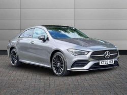 Mountain grey Used 2023 Mercedes CLA250e AMG Line Premium Plus Sedan | £24,995 (Super price)
