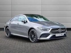 Mountain grey Used 2023 Mercedes CLA250e AMG Line Premium Plus Sedan | £28,295 (Fair price)