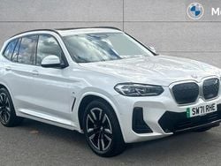 Mineral white metallic Used 2022 BMW iX3 M Sport SUV | £28,678 (Fair price)