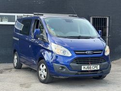 Blue Used 2016 Ford Transit Custom Limited Van | £4,500