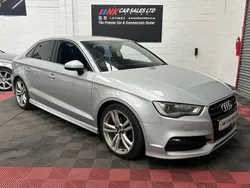 Silver Used 2014 Audi A3 S-Line Sedan | £8,450 (Expensive)