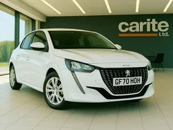 White Used 2020 Peugeot 208 Active Hatchback | £9,995 (Fair price)