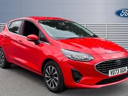 Red Used 2023 Ford Fiesta Titanium Hatchback | £14,271 (Fair price)
