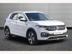 White Used 2019 VW T-Cross R-line SUV | £13,250 (Fair price)