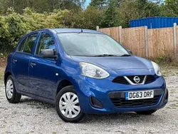 Blue Used 2013 Nissan Micra Visia Hatchback | £6,495 (A bit pricey)