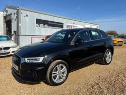 Black Used 2017 Audi Q3 S-Line SUV | £11,499 (Fair price)