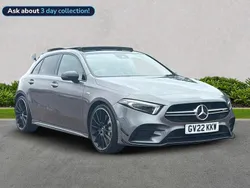Grey Used 2022 Mercedes A35 AMG Premium Plus Hatchback | £32,999 (Fair price)