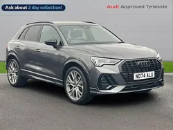 Grey Used 2024 Audi Q3 Black Edition SUV | £36,508 (Fair price)