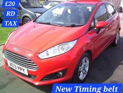 Red Used 2013 Ford Fiesta Zetec Hatchback | £4,495 (A bit pricey)