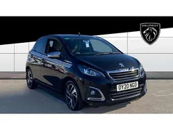 Black Used 2020 Peugeot 108 Collection Hatchback | £8,152 (Fair price)