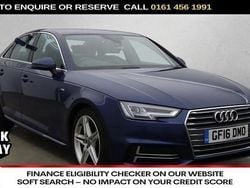 Blue Used 2016 Audi A4 S-Line Sedan | £13,970 (Fair price)