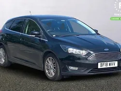 Black Used 2017 Ford Focus Zetec Hatchback | £7,799 (Fair price)