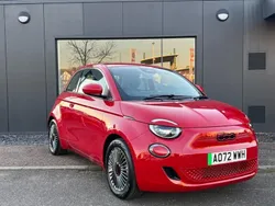 Red Used 2022 Fiat 500e Red Hatchback | £14,595 (Fair price)