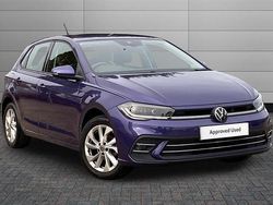Vibrant violet Used 2022 VW Polo Style Hatchback | £16,250 (Fair price)