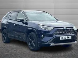 Obsidian blue black Used 2020 Toyota RAV4 Hybrid SUV | £27,750 (Expensive)