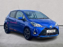 Blue Used 2018 Toyota Yaris Design Hatchback | £10,495 (Fair price)
